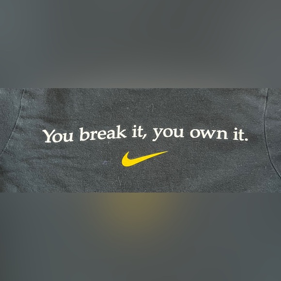 Caitlin Clark Nike Iowa Hawkeyes You Break It You Own It TShirt Youth Medium - Picture 2 of 7